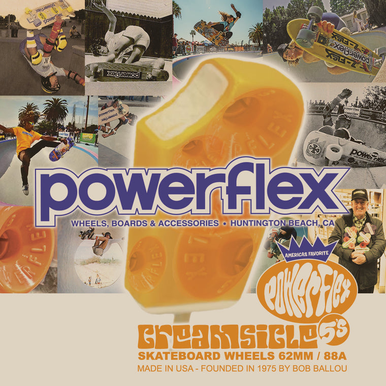 Powerflex 5 Skateboard wheels 63m 88a