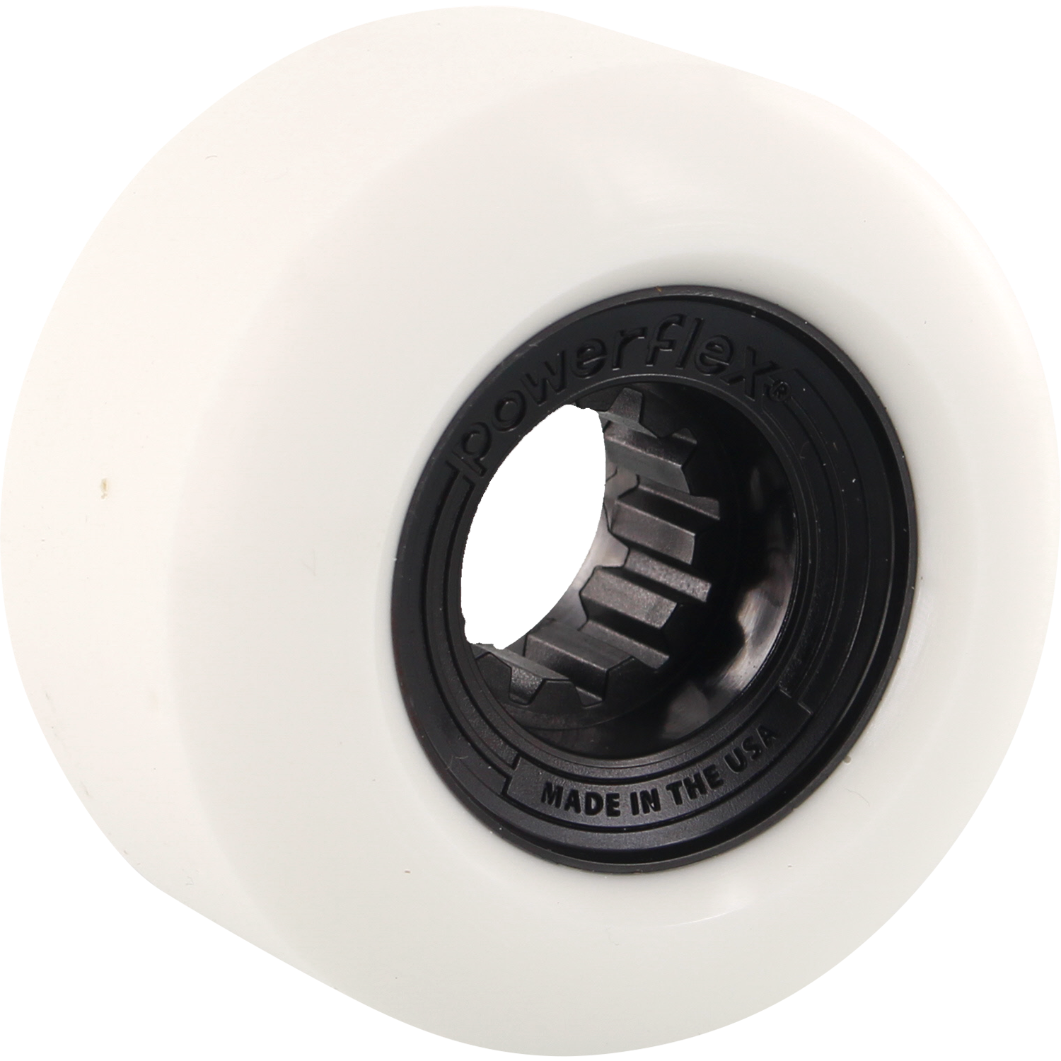 60mm Gumball Black Core, White Wheel 83B