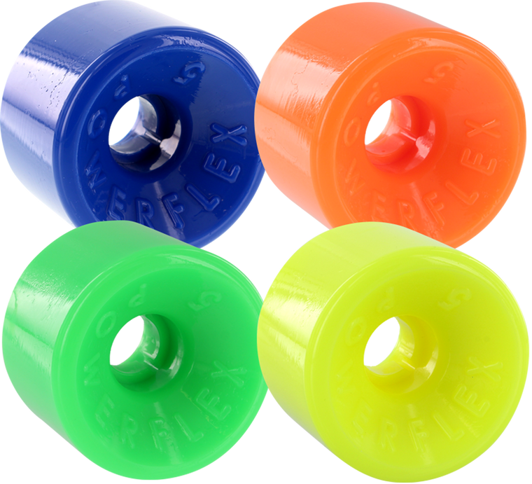 Powerflex 5 88A 63mm 4-Pack ASST 02 Blue, Orange, Green, Yellow