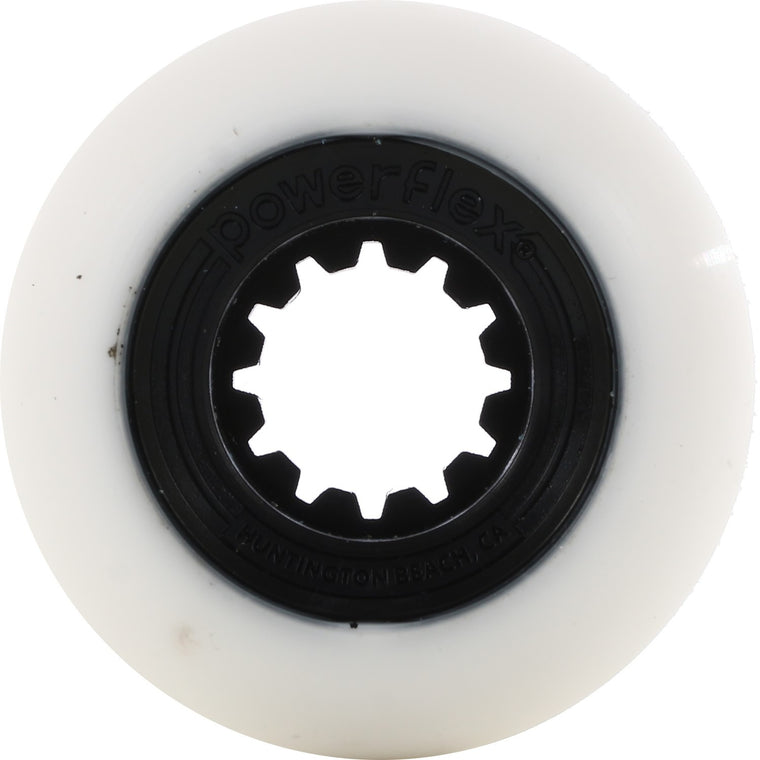 54mm Gumball Black Core, White Wheel 83B