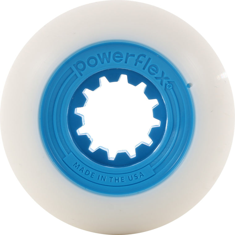 56mm Gumball Blue Core, White Wheel 83B