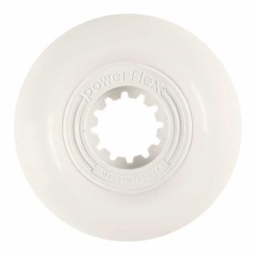 52mm Gumball White Core, White Wheel 83B
