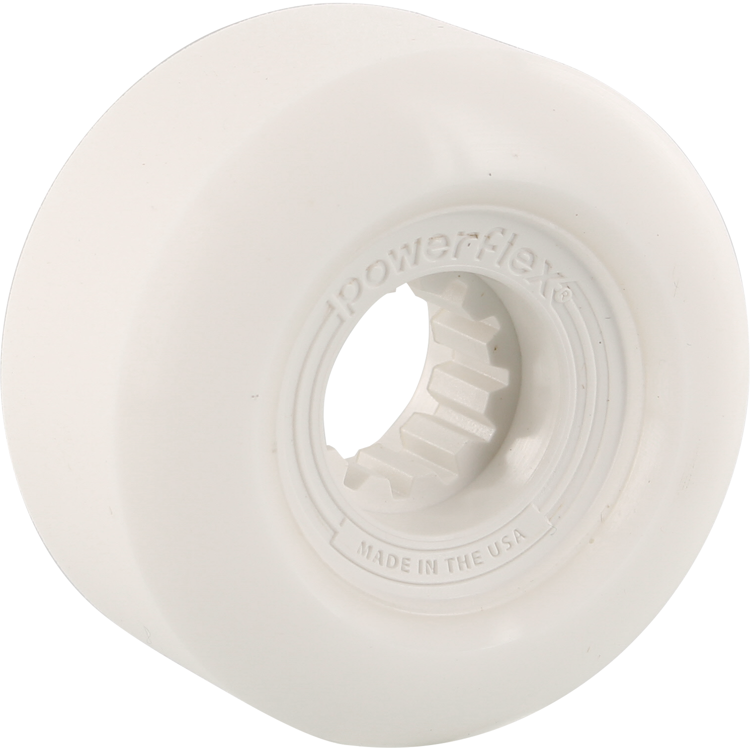 58mm Gumball White Core, White Wheel 83B