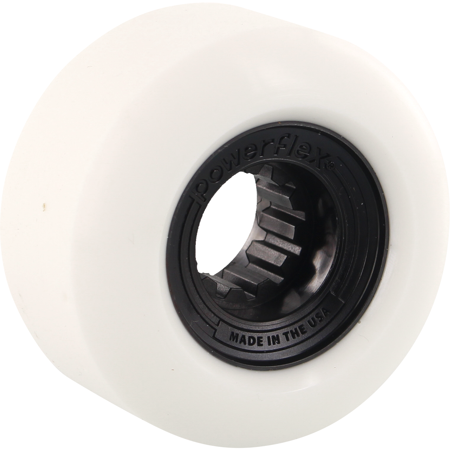 58mm Gumball Black Core, White Wheel 83B