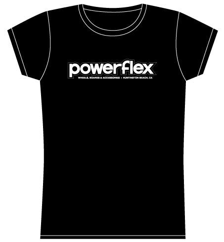 Womens Powerflex OG Logo SS T-shirt LG-Black