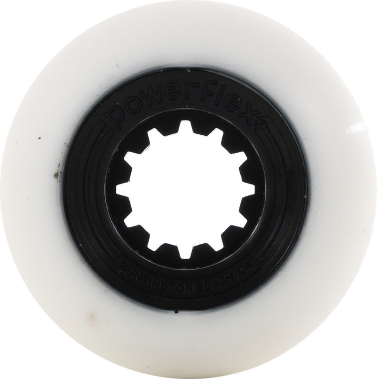54mm Gumball Black Core, White Wheel 83B