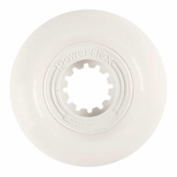 54mm Gumball White Core, White Wheel 83B